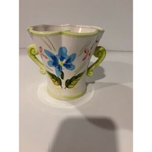 vintage  hand-painted Relpo ceramic vase or planter